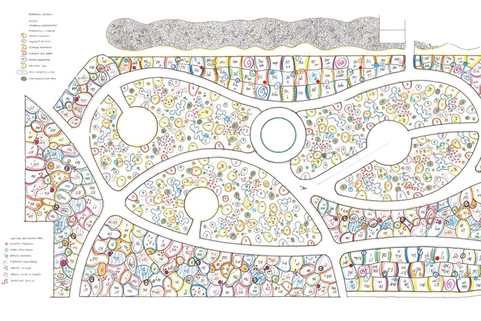 Piet’s planting plan for Vitra Campus, in southwest Germany