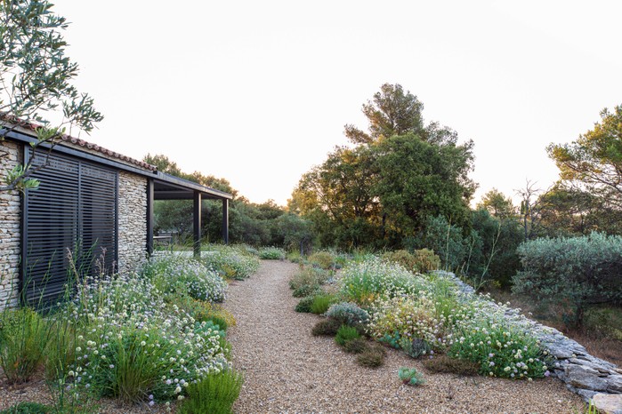 James Basson designed garden in Provence