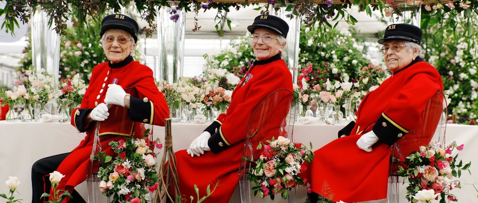 Chelsea Flower Show: Chelsea pensioners