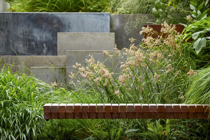 Suburban garden designed by Tom Massey