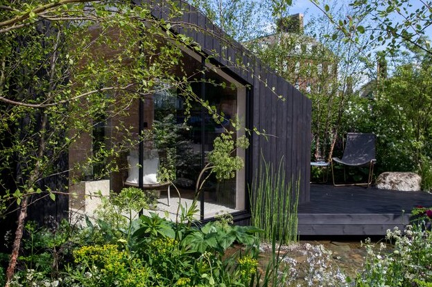 A Garden Sanctuary designed by Tony Woods. Sponsored by Hamptons and Koto Design at RHS Chelsea Flower Show 2022