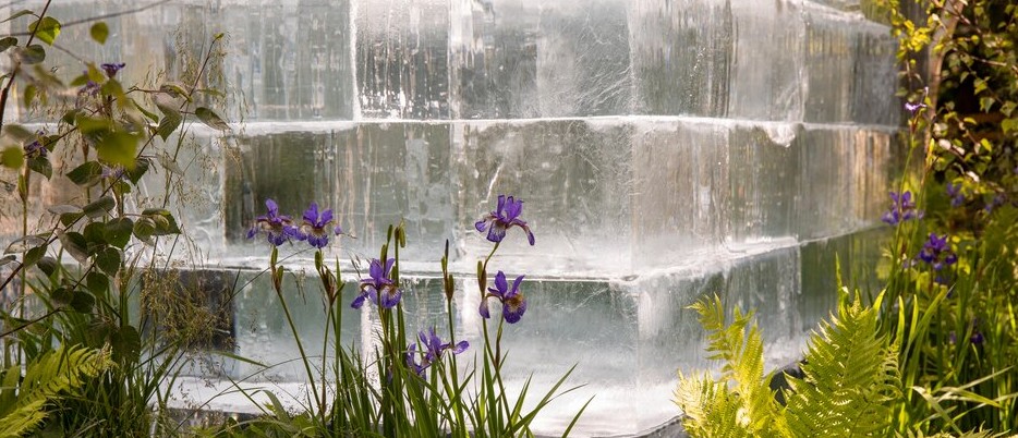 The Plantman's Ice Garden, designed by John Warland. Sponsored by The Plantman&Co at RHS Chelsea Flower Show 2022