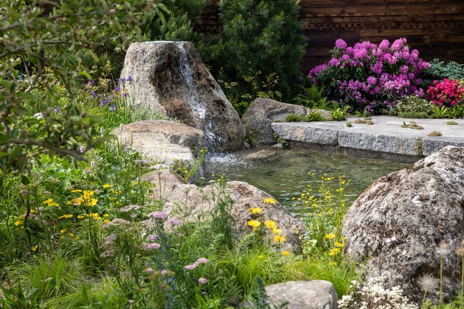 A Swiss Sanctuary, designed by Lilly Gomm at RHS Chelsea Flower Show 2022