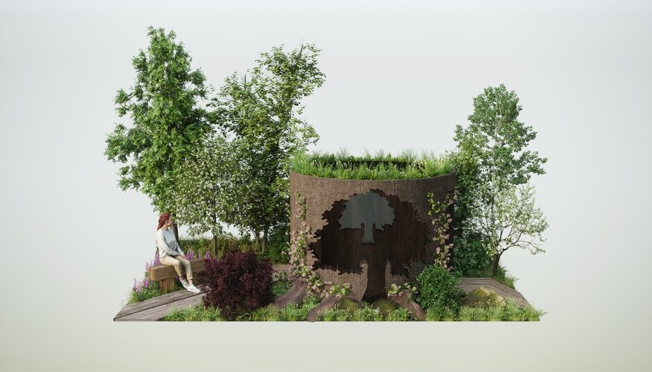 Connected, by EXANTE, Sanctuary Garden, Designed by Taina Suonio, RHS Chelsea Flower Show 2022.